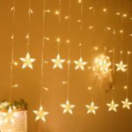 ⁦Guirlande lumineuse rideau Stars LED Imperméable 2.5/3.5M 220V⁩ - الصورة ⁦3⁩