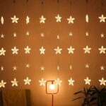 ⁦Guirlande lumineuse rideau Stars LED Imperméable 2.5/3.5M 220V⁩ - الصورة ⁦2⁩