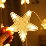 ⁦Guirlande lumineuse rideau Stars LED Imperméable 2.5/3.5M 220V⁩ - الصورة ⁦7⁩