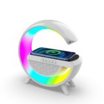 ⁦Lampe De Chevet RGB intelligente type Big G Wireless Charger / Speaker Bluetooth 5.2 HM-3201 | YN-2209⁩ - الصورة ⁦2⁩