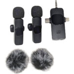 ⁦Microphone cravate sans fil 3 en 1 Plug and Play avec puce de réduction du bruit – ميكروفون لاسلكي⁩ - الصورة ⁦2⁩