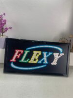 ⁦Plaque de Signalisation LED Multicolore Flexy – لوحة إشهارية ضوئية⁩ - الصورة ⁦3⁩