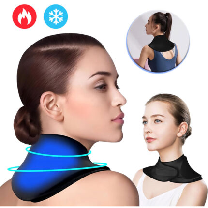 Pack de Glace Cervical Chaud et Froid en Gel Réutilisable pour Soulager les Douleurs