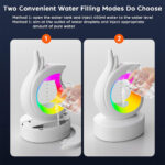 ⁦Humidificateur antigravité et haut-parleur Bluetooth RGB en forme de goutte d’eau – معطر جو ومكبر صوت⁩ - الصورة ⁦6⁩