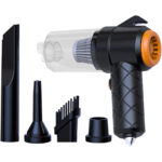 ⁦Aspirateur et souffleur 2en1 rechargeable par USB Compact et puissant – مكنسة كهربائية يدوية⁩ - الصورة ⁦6⁩
