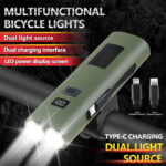 ⁦Éclairage de Vélo avant à LED et Power Bank 3000mAH – مصباح وبنك طاقة للدراجات الهوائية⁩ - الصورة ⁦4⁩
