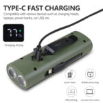 ⁦Éclairage de Vélo avant à LED et Power Bank 3000mAH – مصباح وبنك طاقة للدراجات الهوائية⁩ - الصورة ⁦5⁩