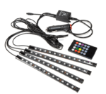⁦Sound atmosphere lamp 48 LED pour voiture⁩ - الصورة ⁦4⁩