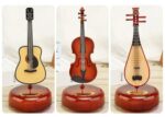 ⁦Mini instrument de musique rétro GUITARE, boîte à musique Décoration⁩ - الصورة ⁦12⁩