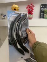 ⁦Couvre Volant Universel en Simili Cuir 2Pcs⁩ - الصورة ⁦9⁩