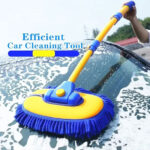 ⁦Brosse de lavage de voiture en Microfibre avec poignées extensibles – ممسحة سيارات⁩ - الصورة ⁦2⁩