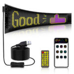 ⁦Bande LED Matrix Panel pour voiture écran souple programmable (92 x 374 mm)⁩ - الصورة ⁦3⁩
