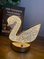 ⁦Lampe de Table et Veilleuse à Intensité Variable en Crystal⁩ - الصورة ⁦10⁩