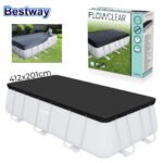 Bache Piscine Rectangulaire en Polypropylène 412x201cm Bestway 58232 – غطاء مسبح