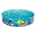 ⁦Piscine AquariumRonde en Vinyle et PVC Transparente Pour Enfants 183x38cm#55030⁩ - الصورة ⁦3⁩