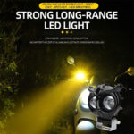⁦Lumière de hibou antibrouillard LED pour la moto 1Pcs – مصباح دراجات نارية عالي السطوع⁩ - الصورة ⁦2⁩