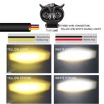 ⁦Lumière de hibou antibrouillard LED pour la moto 1Pcs – مصباح دراجات نارية عالي السطوع⁩ - الصورة ⁦6⁩