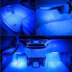 ⁦Kit de bandes lumineuses LED pour intérieur de voiture Rgb⁩ - الصورة ⁦6⁩