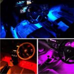 ⁦Kit de bandes lumineuses LED pour intérieur de voiture Rgb⁩ - الصورة ⁦2⁩