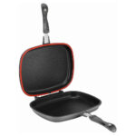 ⁦Poêle Dessini made in italy grill double face 36cm – مقلاة مزدوجة جودة أصلية⁩ - الصورة ⁦4⁩