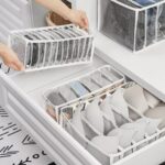 ⁦Organisateur de Sous-Vêtement Transparent 3PCS dans Tiroirs⁩ - الصورة ⁦7⁩