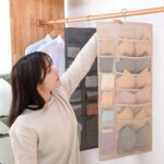 ⁦Organisateur de sous-vêtements multi-poches Double face suspendu de chaussettes de soutien-gorge⁩ - الصورة ⁦2⁩