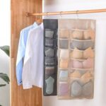 ⁦Organisateur de sous-vêtements multi-poches Double face suspendu de chaussettes de soutien-gorge⁩ - الصورة ⁦3⁩