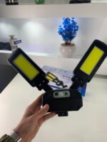 ⁦Lampadaires solaires d'extérieur 200 LED avec télécommande et détecteur de mouvement - مصباح بالطاقة الشمسية⁩ - الصورة ⁦10⁩