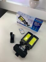 ⁦Lampadaires solaires d'extérieur 200 LED avec télécommande et détecteur de mouvement - مصباح بالطاقة الشمسية⁩ - الصورة ⁦9⁩