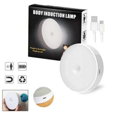 Lampe LED intelligente à capteur de mouvement sans fil Rechargeable
