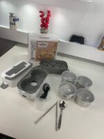 ⁦Boîte à Lunch Électrique Portable avec 2 Récipients Amovibles en Acier Inoxydable – علبة تسخين طعام⁩ - الصورة ⁦10⁩