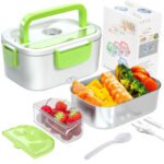 Boîte à lunch électrique en Inox Capacité 1.05L – علبة تسخين الطعام من الإينوكس