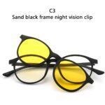 ⁦Lunette 6 En 1 2231A Optique / Soleil / Nuit - نظارات شمسية مغناطيسية⁩ - الصورة ⁦9⁩
