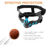 ⁦Masque de sport pour entraînement sportif confortable et réglable – قناع واقي للرياضيين⁩ - الصورة ⁦7⁩