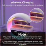 ⁦Lampe d'Ambiance LED avec Chargeur Sans Fil et Enceinte Bluetooth - مصباح مع شاحن لاسلكي ومكبر صوت بلوتوث⁩ - الصورة ⁦6⁩