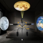 ⁦Projecteur de De La Terre Lunaire USB avec 3 disques⁩ - الصورة ⁦4⁩