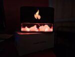 ⁦Diffuseur d'huiles essentielles flamme avec des roches de sel de cristal 250ML - موزع روائح الزيوت العطرية باللهب مع صخور الملح الكريستالي 250 مل⁩ - الصورة ⁦5⁩