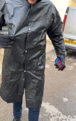 ⁦Pack Hiver Manteau imperméable à capuche et Gants Thermiques Chaudes⁩ - الصورة ⁦3⁩