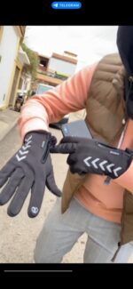 ⁦Pack Hiver Cagoule a Capuche et Gants Thermiques Chaudes⁩ - الصورة ⁦10⁩
