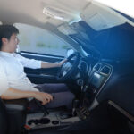 ⁦Pare-soleil pliable pour voiture protection solaire bloc UV⁩ - الصورة ⁦4⁩