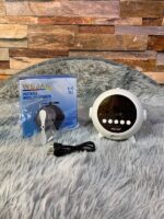 ⁦Réveil Numérique à Miroir Rechargeable avec Haut-parleur Portable Bluetooth 5.0⁩ - الصورة ⁦3⁩