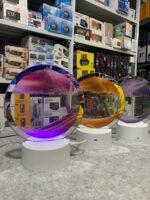 ⁦Sablier Lampe led 3D tactile USB en verre avec télécommande⁩ - الصورة ⁦8⁩