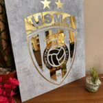 ⁦Cadre en Acrylique Effet Gold Miroir Motif Club USMA⁩ - الصورة ⁦10⁩