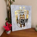 ⁦Cadre en Acrylique Effet Gold Miroir Motif Club USMA⁩ - الصورة ⁦6⁩