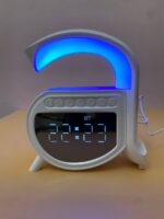 ⁦Réveil et Haut-parleur Bluetooth RGB intelligente type Big G Wireless Charger V5⁩ - الصورة ⁦9⁩