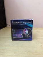 ⁦Boule magique rotative colorée RGB, lumière de scène⁩ - الصورة ⁦5⁩