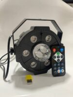 ⁦Projecteur jeux de lumiere RGB Laser rotatif 6en1 effets Stroboscope⁩ - الصورة ⁦8⁩