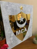 ⁦Cadre en Acrylique Effet Gold Miroir Motif Club MCA⁩ - الصورة ⁦6⁩