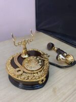 ⁦Boîte à musique créative en forme de cœur téléphone vintage décoration pour maison⁩ - الصورة ⁦6⁩