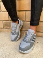 ⁦Chaussure streetwear casual confortable semelle absorbante au chocs - GRIS⁩ - الصورة ⁦5⁩